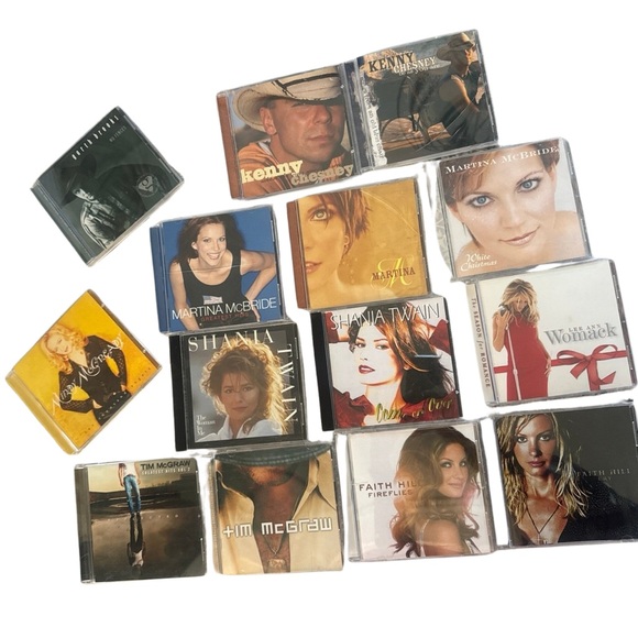 14 country cd’s KENNEY CHESNEY, Shania Tim McGraw,Faith Hill,Garth Brooks - Picture 1 of 3